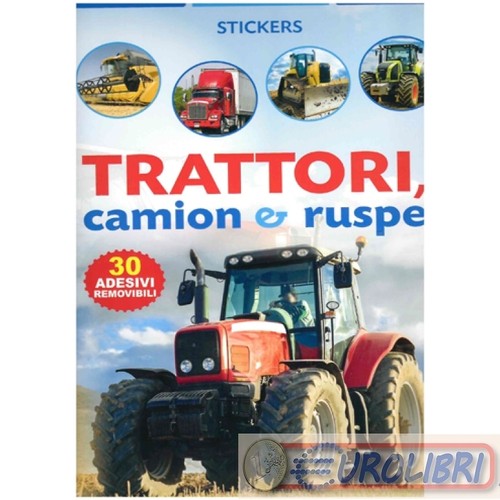 Libro stickers trattori camion - stickers,