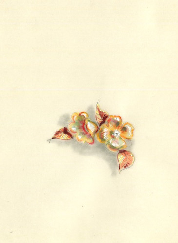 Spilla oro fiore - , gioielli