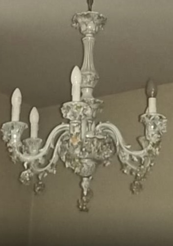 Lampadario antico capodimonte - antico,