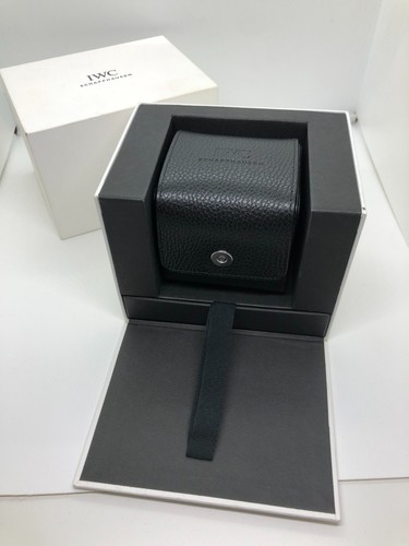 Iwc premium leather watch box - iwc,