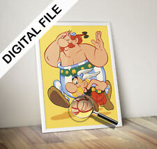 Riproduzione poster Asterix e