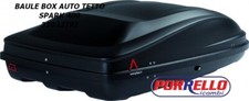 BOX AUTO DA TETTO BAULE PORTATUTTO SPARK 400 G3 330 LT NERO OPACO