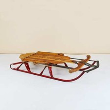Slittino legno metallo - legno,