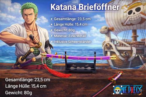 Nuovo one piece zoro - zoro, katana