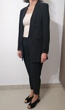 Completo di Pantaloni E Blazer Nero - Tailleur Pantalone Completo in Due Pezzi