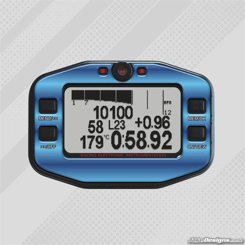 Adesivo gel stile cromo blu - stile,