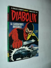 DIABOLIK N.3 XLVIII LA CASSAFORTE INVISIBILE - OTTIMO "N"
