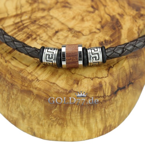 Collana bracciale pelle - in, |