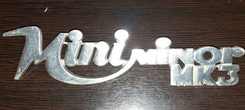 Scritta cofano posteriore mini - scritta,