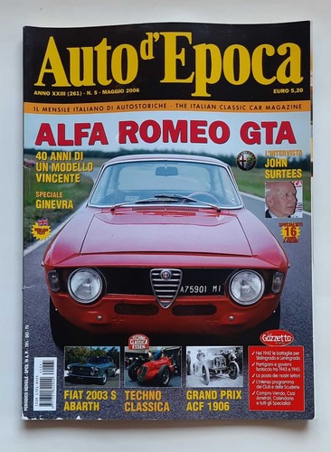 Auto epoca maggio 2006 - maggio,