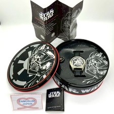 Star Wars Darth Vader Watch Fossil 1997 scatola di latta LE 5551/10000 mai usato con set etichette