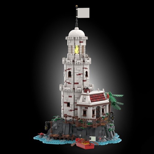Faro reale pirata con nave - reale,
