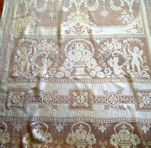 Antico pannello tenda - , 19c