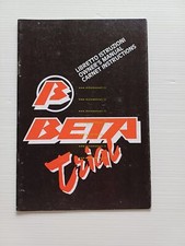 BETA Zero Trial 1992 manuale uso manutenzione originale moto owner's manual