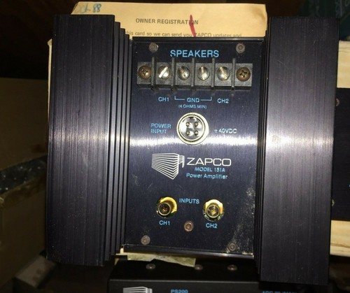 Zapco system 200a rare - zapco,