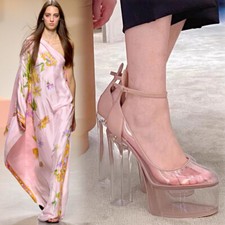 Womens Round Toes High Heel