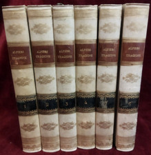 TRAGEDIE DI VITTORIO ALFIERI  DA ASTI - 6 volumi - FIRENZE 1824