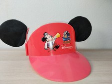 Cappello Visiera Topolino Disney  regolabile rosso Carnevale festa