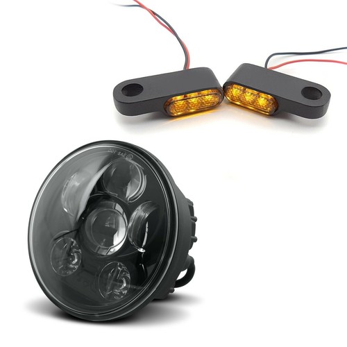 Faro anteriore set per harley - anteriore,