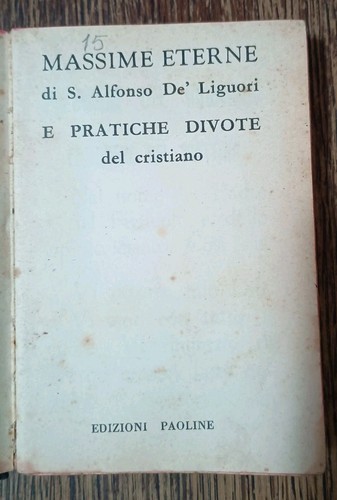 Libro massime eterne s - libro,