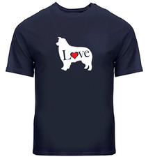 T-shirt uomo unisex Australian Shepherd grafica amore cane amante Shiloh Shepherd
