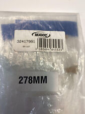 nuovo MAVIC Ksyrium SL ES Premium K10 2006-2010 LATO GUIDA 278mm RAGGIO NERO/WHT