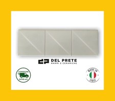 PIASTRELLE da RIVESTIMENTO 10x10CM cucina bagno esterno Bianco 3D MADE ITALY Luc