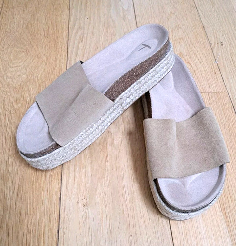Ciabatte camoscio con - camoscio,