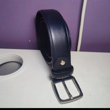 Cintura  Uomo In Pelle Blu