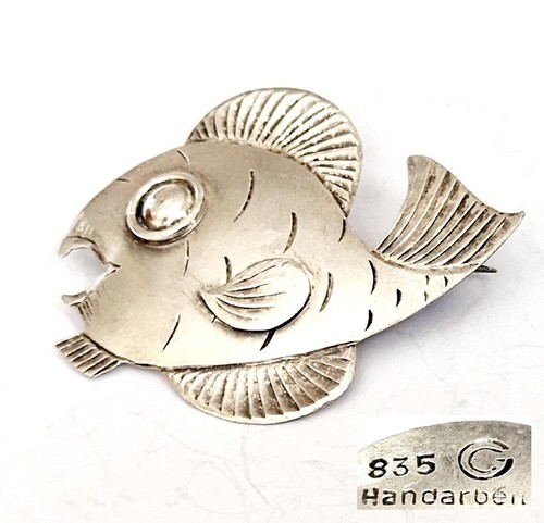 Spilla vintage pesce 835 - spilla,