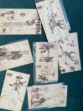 TOMBOLA FORTUNELLO SPIGA 1929/1930 - 8 PEZZI