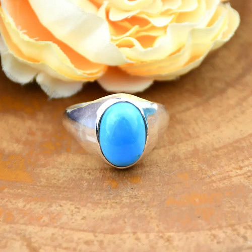 Turchese anello 925 argento - 925,