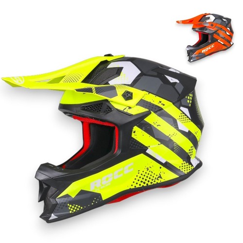 Casco cross rocc 800 busto - cross,