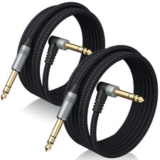 2 Pack 10FT 1/4 Inch TRS Audio