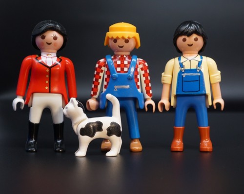 Playmobil figure donna uomo
