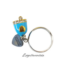 Anello  Campanella Capri Azzurra PORTAFORTUNA  Anello donna Campanellino Acciaio