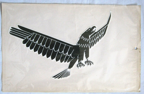 Adesivo epoca aquila reale - adesivo, d'epoca