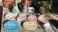 Set Bagno Ceramica Vintage