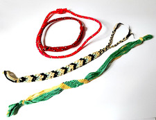 set 4 braccialetti corda anni