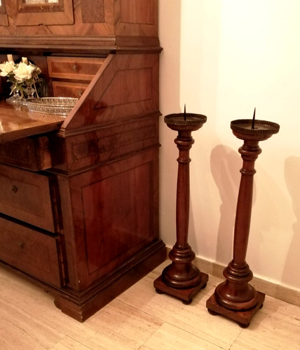 Antico candeliere grandi - antico,