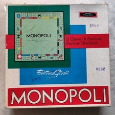 MONOPOLI  EDITRICE GIOCHI SCATOLA QUADRATA - VINTAGE - COMPLETO