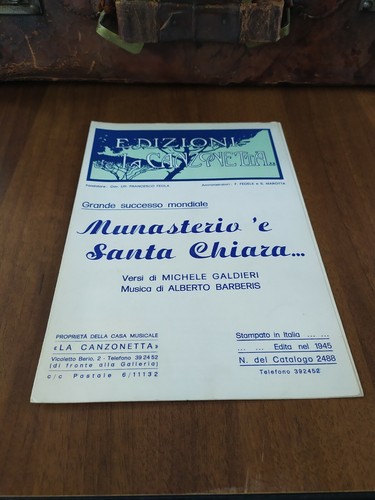 Spartiti musicali antichi-