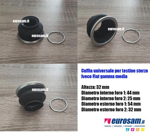 Cuffia per testine - , sterzo