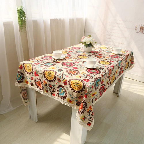 Tovaglia moderna boho - , floreale