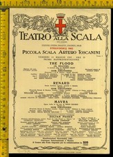 Teatro alla Scala Locandina
