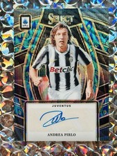 Panini Select Serie A Juventus Andrea Pirlo Peacock Parallel Auto Signature SSP