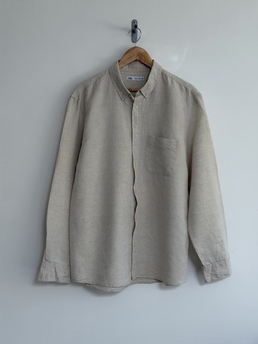 Zara camicia lino - uomo, manica