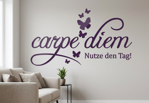 Adesivo murale carpe diem usa - adesivo,