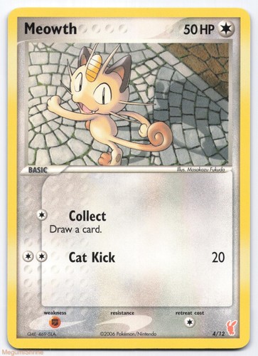 Meowth trainer kit - ex,