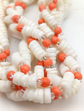 COLLANA ESTIVA - RING DI CONCHIGLIE E SPUGNA DI MARE